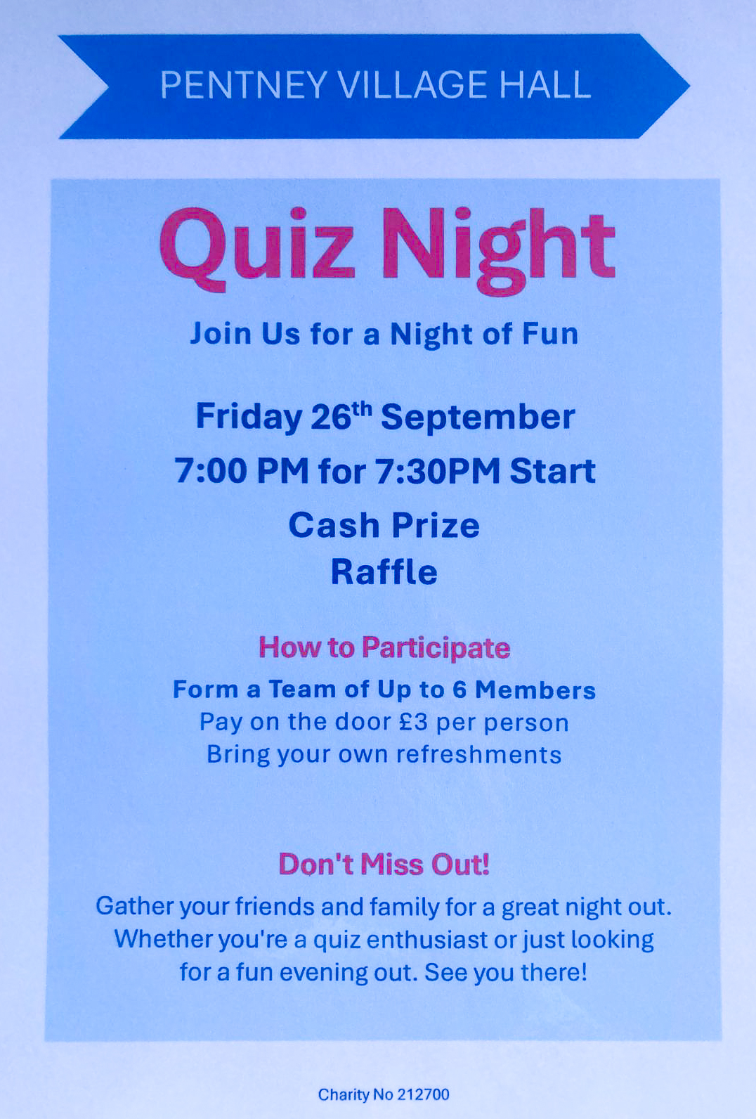 Quiz night